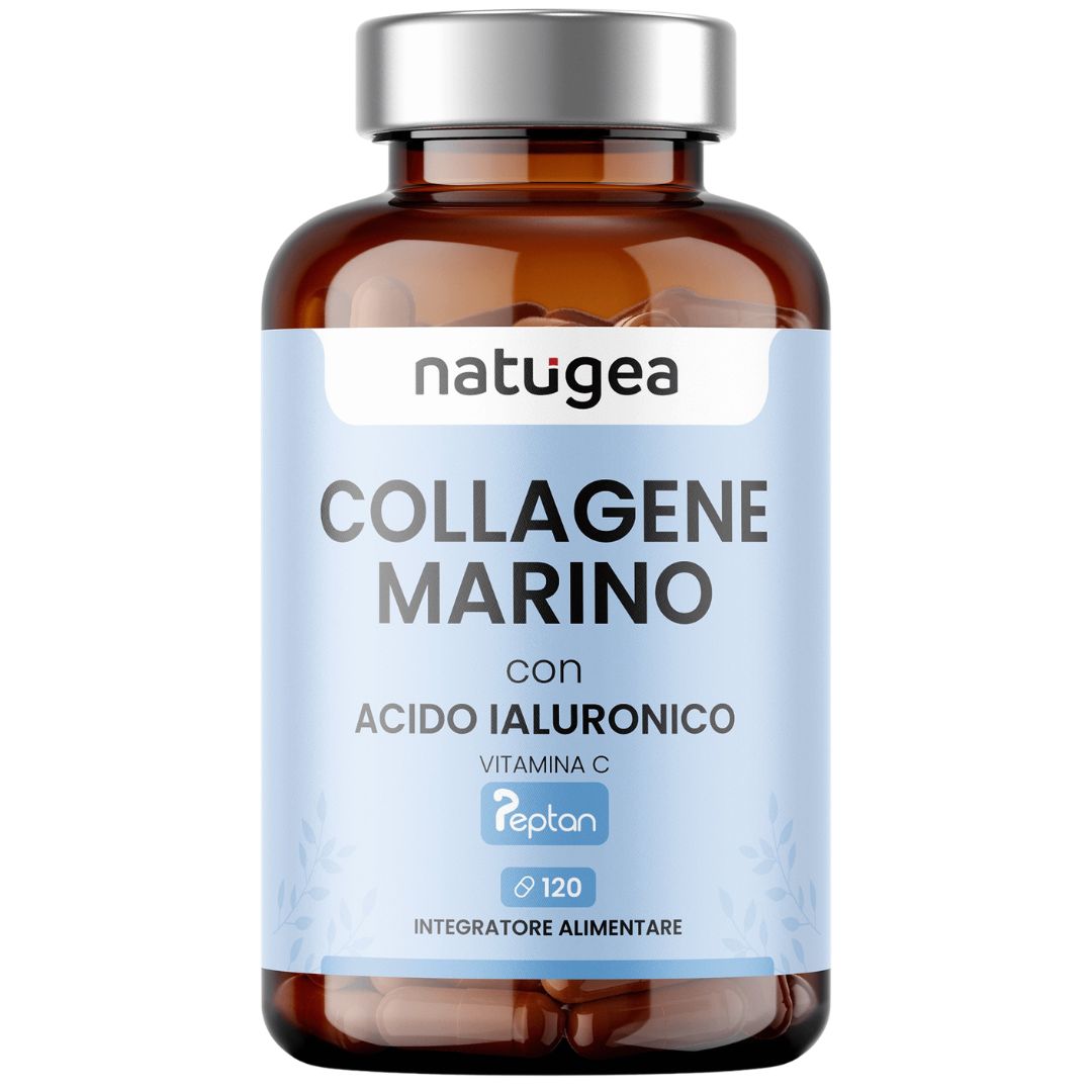 Collagene marino idrolizzato per pelle – Peptan® Tipo 1 con Acido Ialuronico e Vitamina C