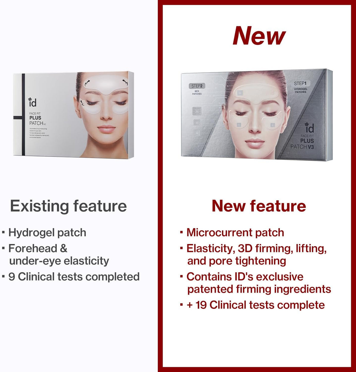 idPLACOSMETICS Patch Viso FIT PLUS V3