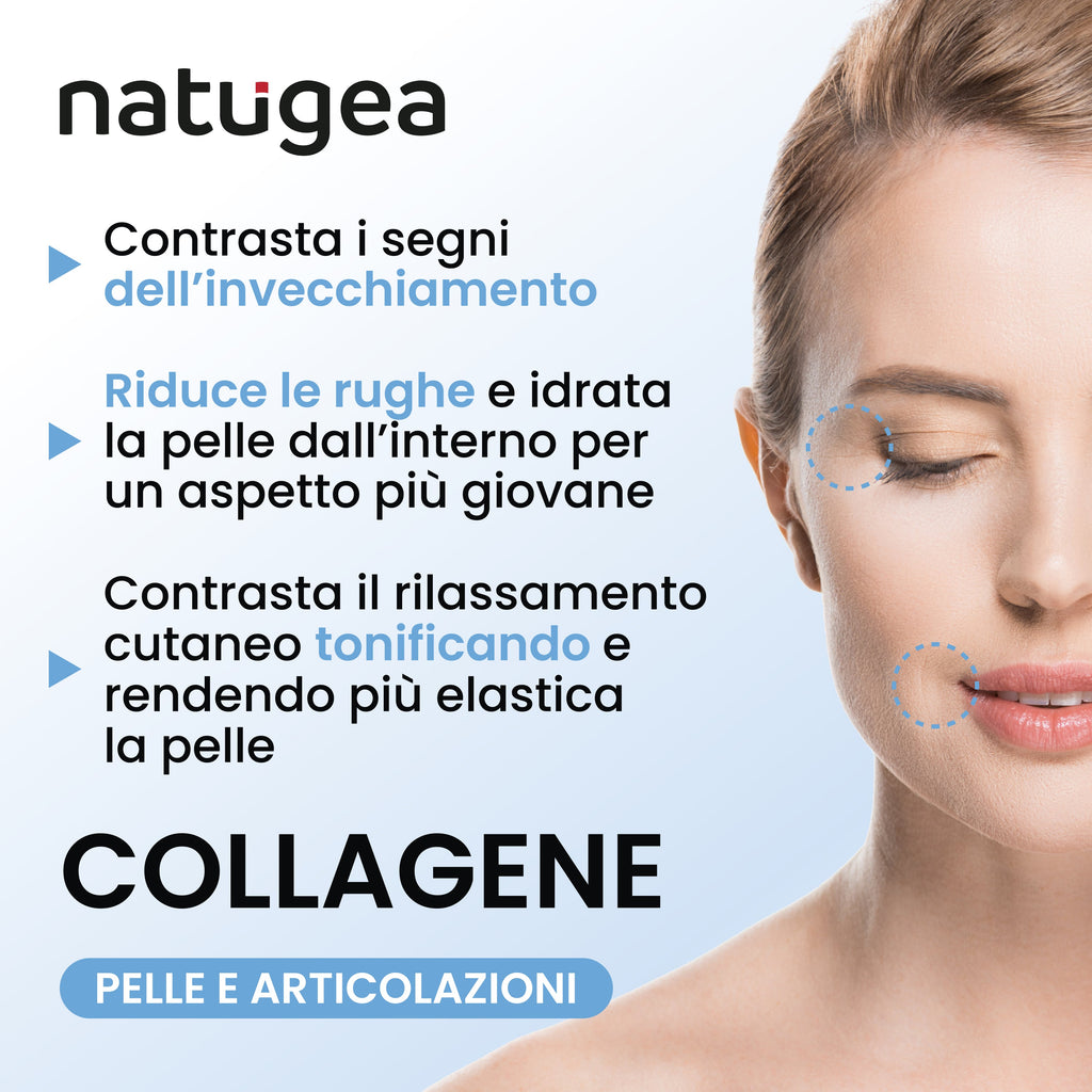 Collagene marino idrolizzato per pelle – Peptan® Tipo 1 con Acido Ialuronico e Vitamina C
