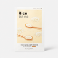 Missha Airy Fit Sheet Mask Rice – Maschera Viso Illuminante 19g